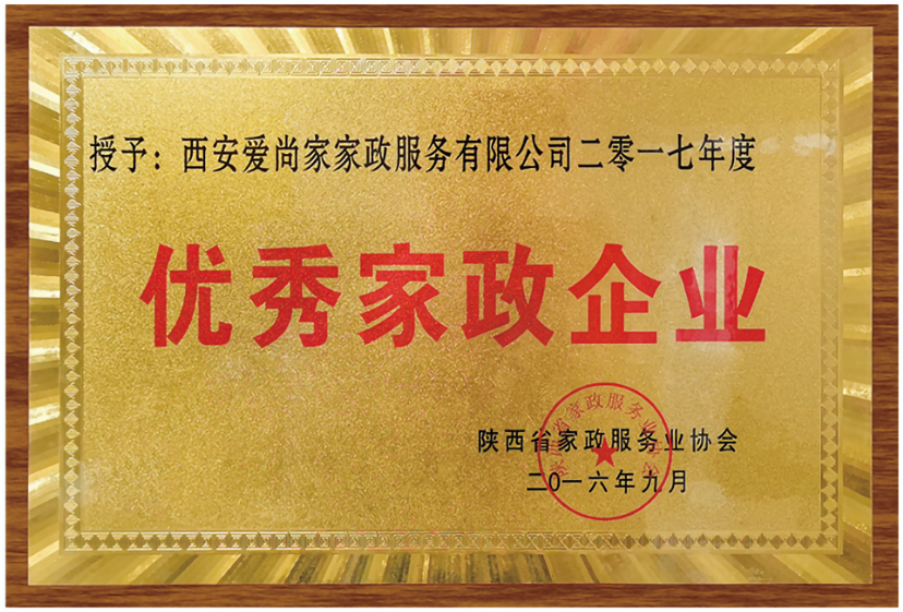 优秀家政企业